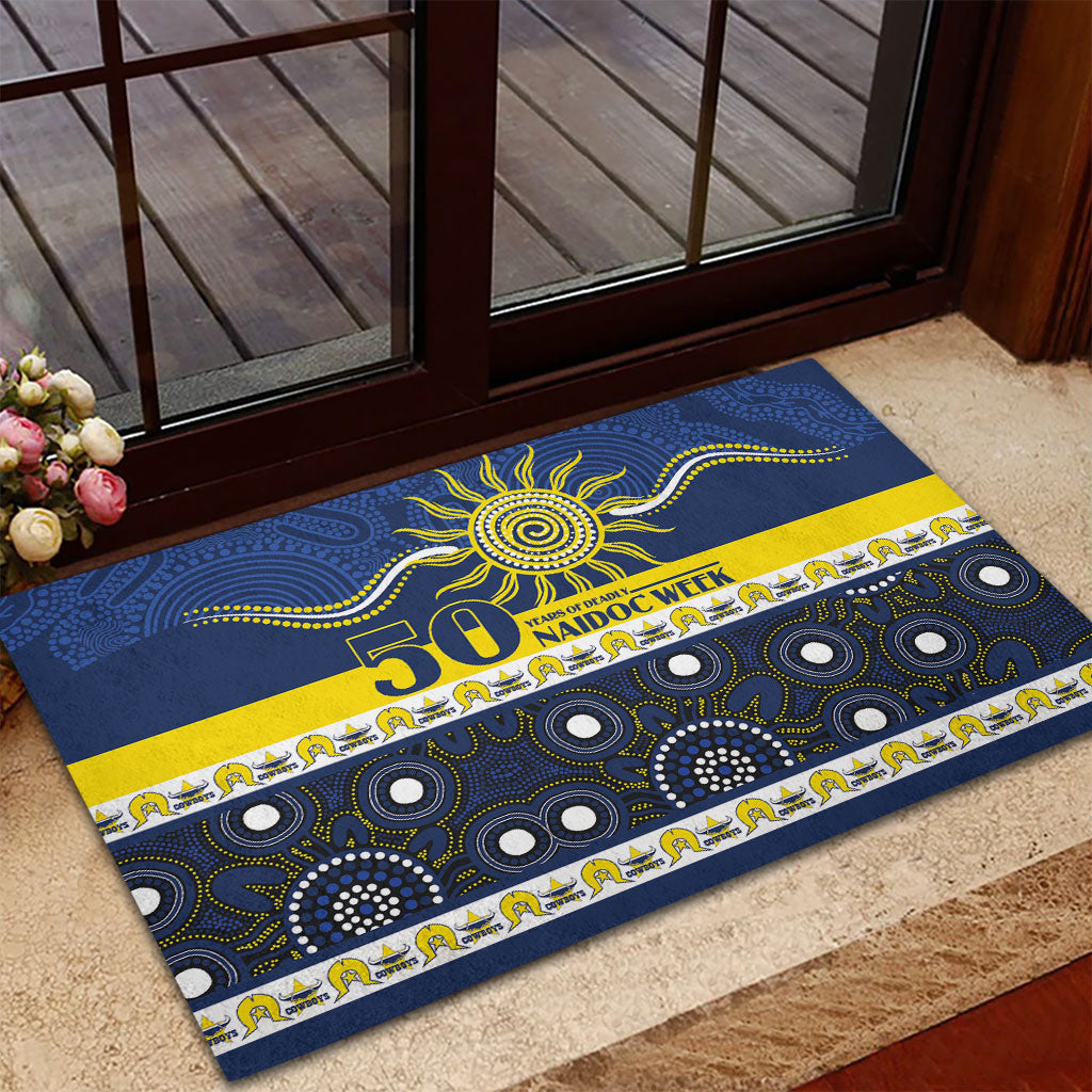 Cowboys NAIDOC Week Rubber Doormat Aboriginal Torres Strait Islanders Vibe