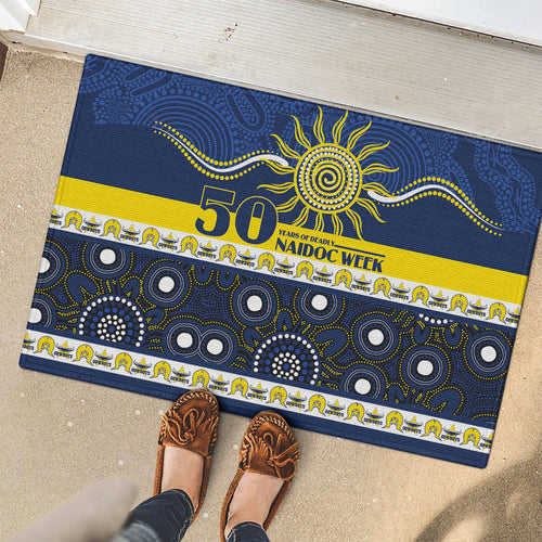Cowboys NAIDOC Week Rubber Doormat Aboriginal Torres Strait Islanders Vibe