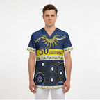 Cowboys NAIDOC Week Personalised Scrub Top Aboriginal Torres Strait Islanders Vibe