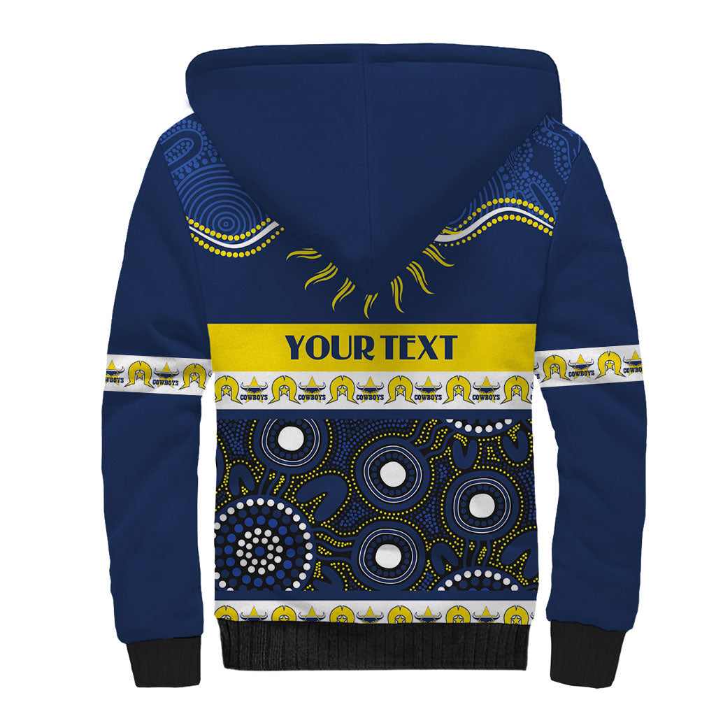 Cowboys NAIDOC Week Personalised Sherpa Hoodie Aboriginal Torres Strait Islanders Vibe