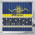 Cowboys NAIDOC Week Shower Curtain Aboriginal Torres Strait Islanders Vibe