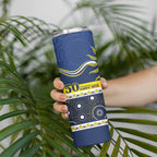 Cowboys NAIDOC Week Personalised Skinny Tumbler Aboriginal Torres Strait Islanders Vibe