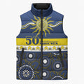 Cowboys NAIDOC Week Personalised Sleeveless Puffer Jacket Aboriginal Torres Strait Islanders Vibe