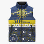 Cowboys NAIDOC Week Personalised Sleeveless Puffer Jacket Aboriginal Torres Strait Islanders Vibe