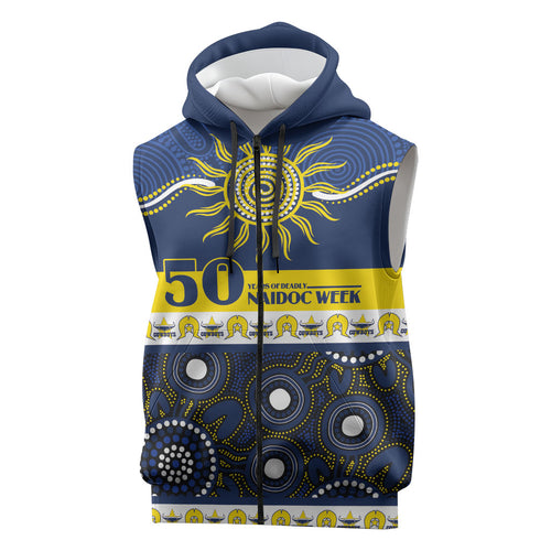 Cowboys NAIDOC Week Personalised Sleeveless Zip Hoodie Aboriginal Torres Strait Islanders Vibe