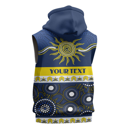 Cowboys NAIDOC Week Personalised Sleeveless Zip Hoodie Aboriginal Torres Strait Islanders Vibe
