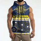 Cowboys NAIDOC Week Personalised Sleeveless Zip Hoodie Aboriginal Torres Strait Islanders Vibe
