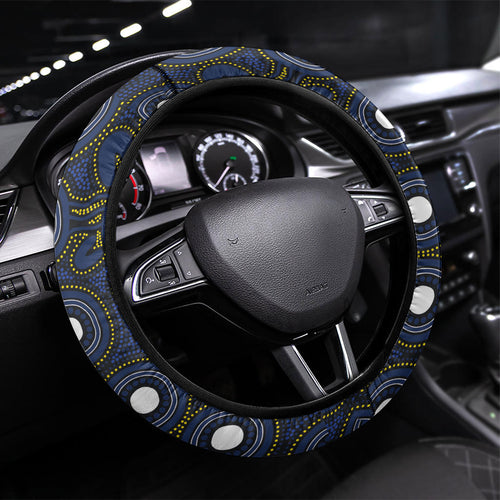 Cowboys NAIDOC Week Steering Wheel Cover Aboriginal Torres Strait Islanders Vibe