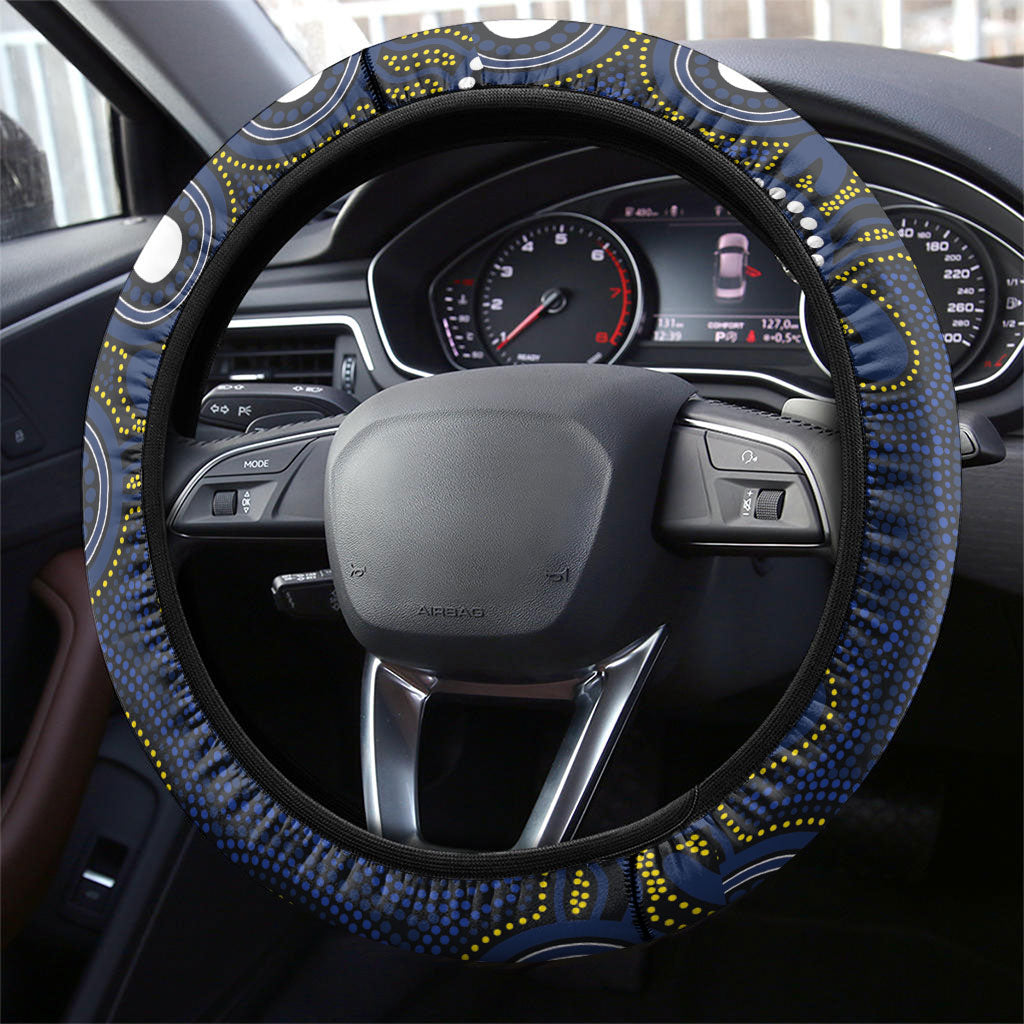 Cowboys NAIDOC Week Steering Wheel Cover Aboriginal Torres Strait Islanders Vibe