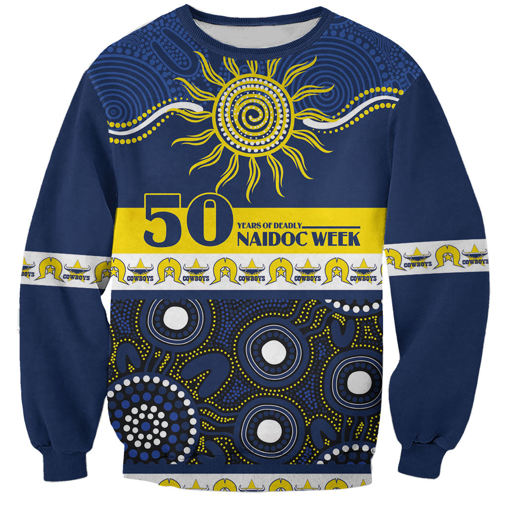 Cowboys NAIDOC Week Personalised Sweatshirt Aboriginal Torres Strait Islanders Vibe