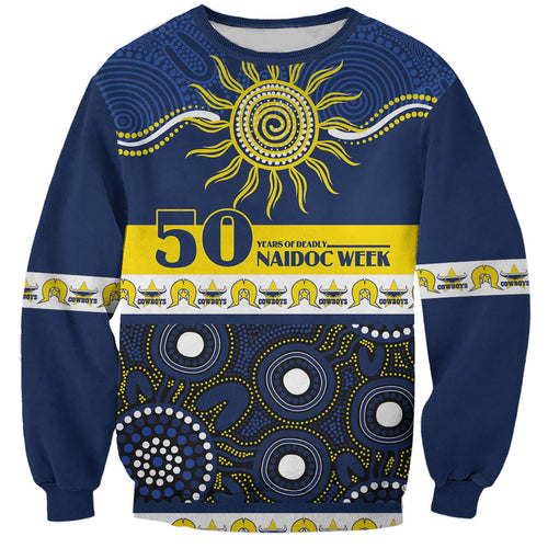 Cowboys NAIDOC Week Personalised Sweatshirt Aboriginal Torres Strait Islanders Vibe