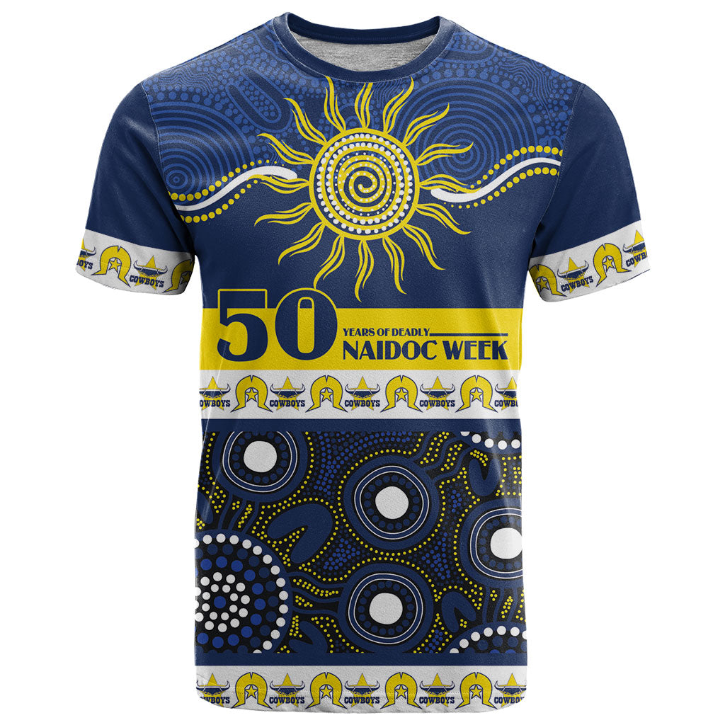 Cowboys NAIDOC Week Personalised T Shirt Aboriginal Torres Strait Islanders Vibe