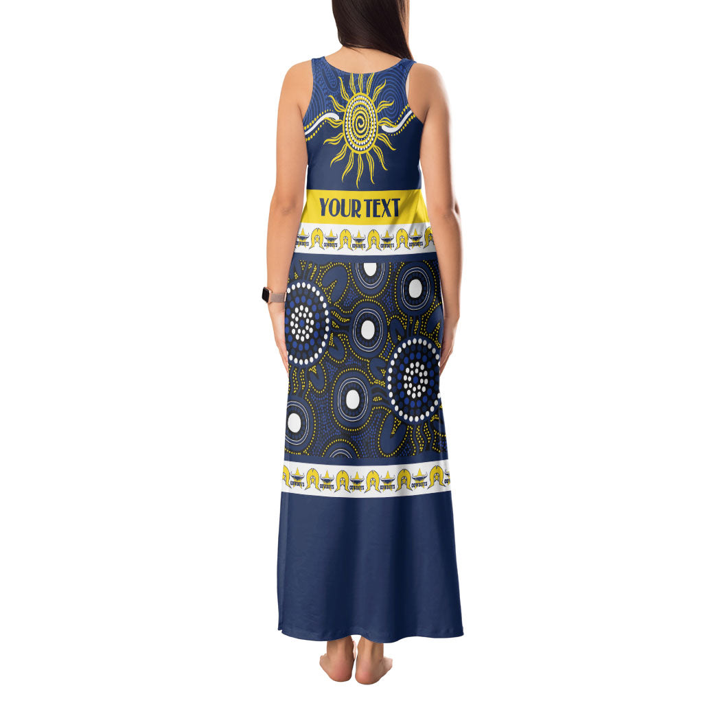 Cowboys NAIDOC Week Personalised Tank Maxi Dress Aboriginal Torres Strait Islanders Vibe