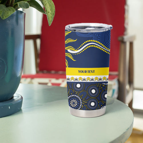 Cowboys NAIDOC Week Personalised Tumbler Cup Aboriginal Torres Strait Islanders Vibe
