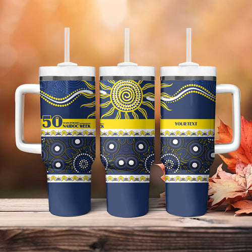 Cowboys NAIDOC Week Personalised Tumbler With Handle Aboriginal Torres Strait Islanders Vibe