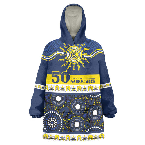 Cowboys NAIDOC Week Personalised Wearable Blanket Hoodie Aboriginal Torres Strait Islanders Vibe