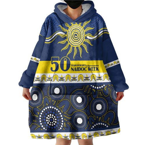 Cowboys NAIDOC Week Personalised Wearable Blanket Hoodie Aboriginal Torres Strait Islanders Vibe