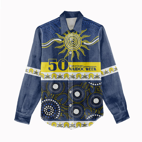 Cowboys NAIDOC Week Personalised Women Casual Shirt Aboriginal Torres Strait Islanders Vibe
