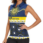 Cowboys NAIDOC Week Personalised Women Sleeveless Polo Shirt Aboriginal Torres Strait Islanders Vibe