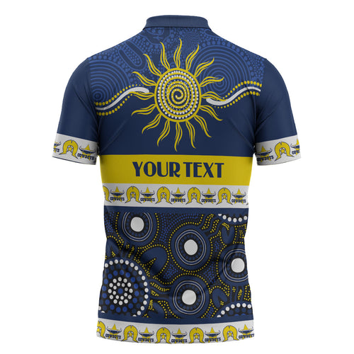 Cowboys NAIDOC Week Personalised Zipper Polo Shirt Aboriginal Torres Strait Islanders Vibe