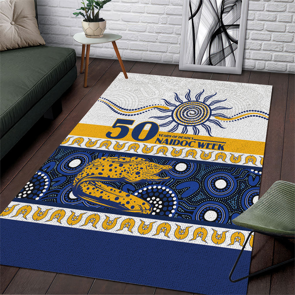 Eels NAIDOC Week Area Rug Aboriginal Torres Strait Islanders Vibe