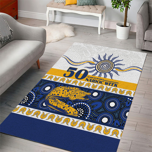 Eels NAIDOC Week Area Rug Aboriginal Torres Strait Islanders Vibe
