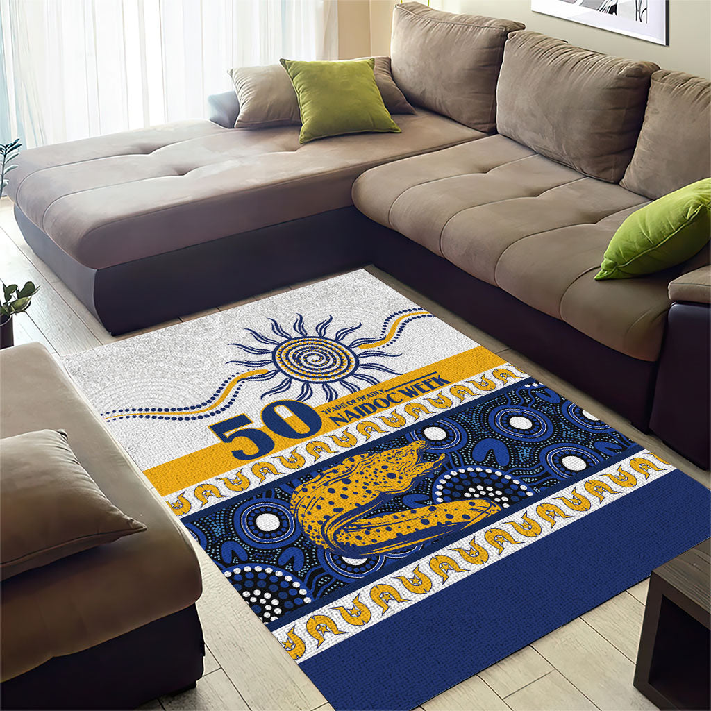 Eels NAIDOC Week Area Rug Aboriginal Torres Strait Islanders Vibe