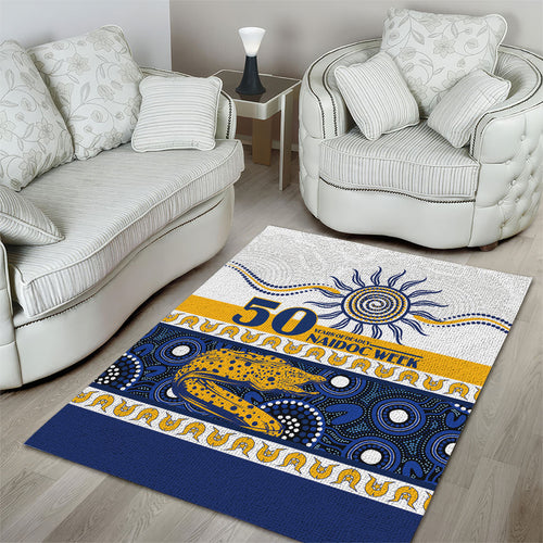 Eels NAIDOC Week Area Rug Aboriginal Torres Strait Islanders Vibe