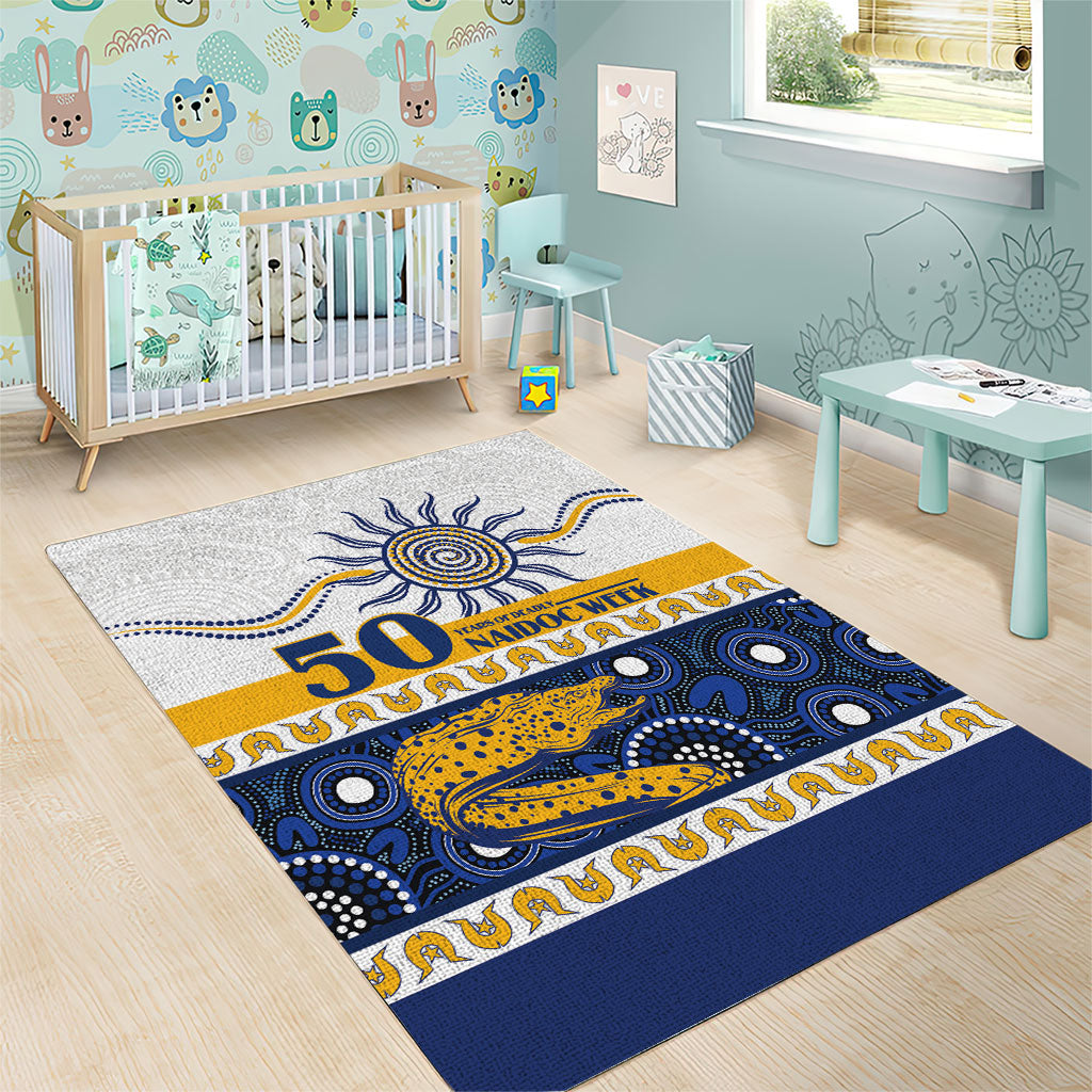 Eels NAIDOC Week Area Rug Aboriginal Torres Strait Islanders Vibe