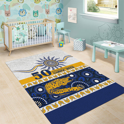Eels NAIDOC Week Area Rug Aboriginal Torres Strait Islanders Vibe