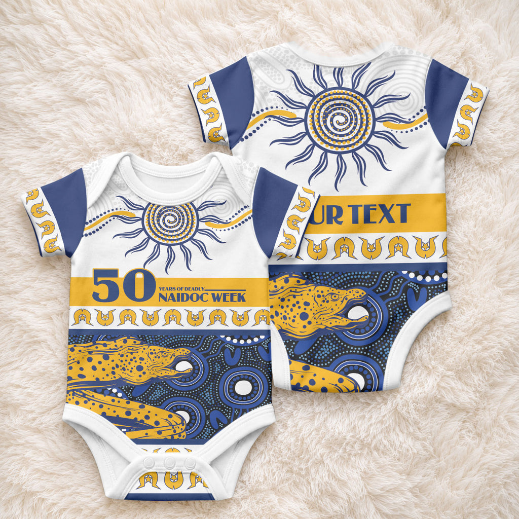 Eels NAIDOC Week Personalised Baby Onesie Aboriginal Torres Strait Islanders Vibe