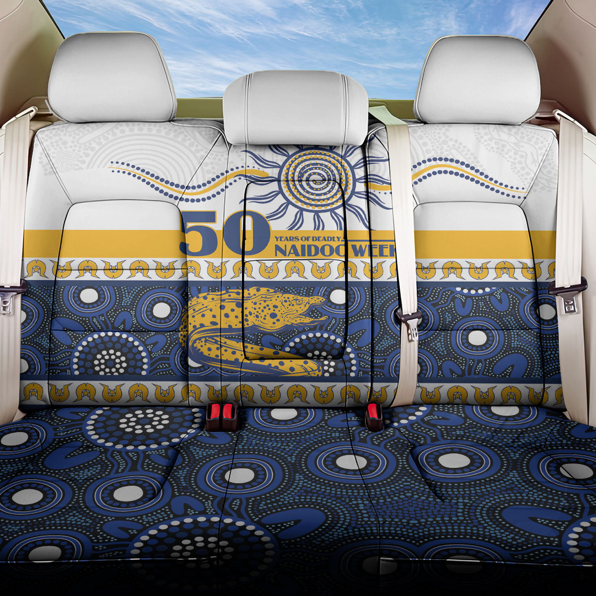 Eels NAIDOC Week Back Car Seat Cover Aboriginal Torres Strait Islanders Vibe