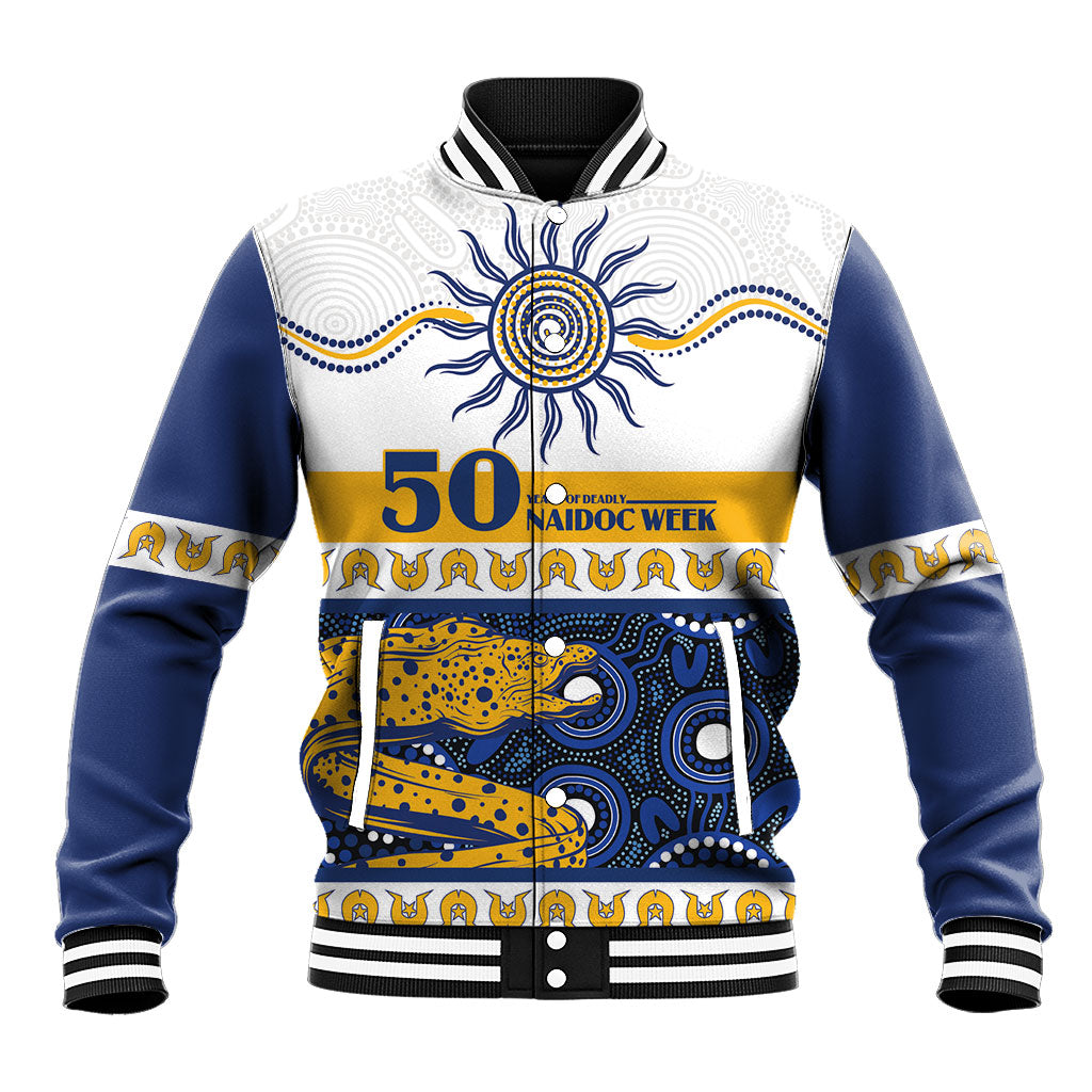 Eels NAIDOC Week Personalised Baseball Jacket Aboriginal Torres Strait Islanders Vibe