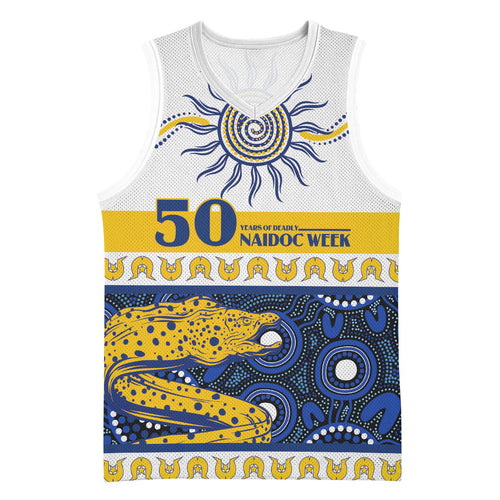 Eels NAIDOC Week Personalised Basketball Jersey Aboriginal Torres Strait Islanders Vibe
