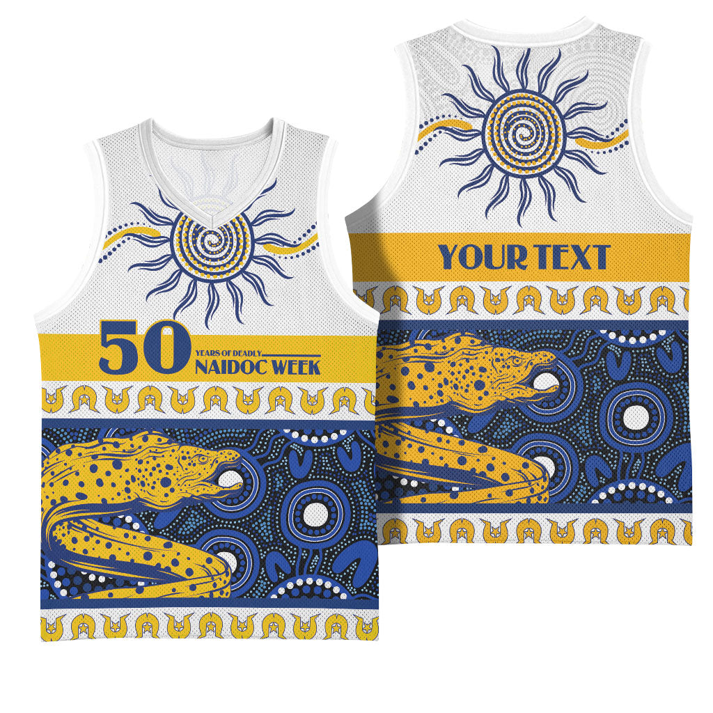 Eels NAIDOC Week Personalised Basketball Jersey Aboriginal Torres Strait Islanders Vibe