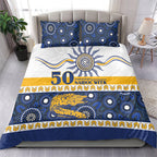 Eels NAIDOC Week Bedding Set Aboriginal Torres Strait Islanders Vibe