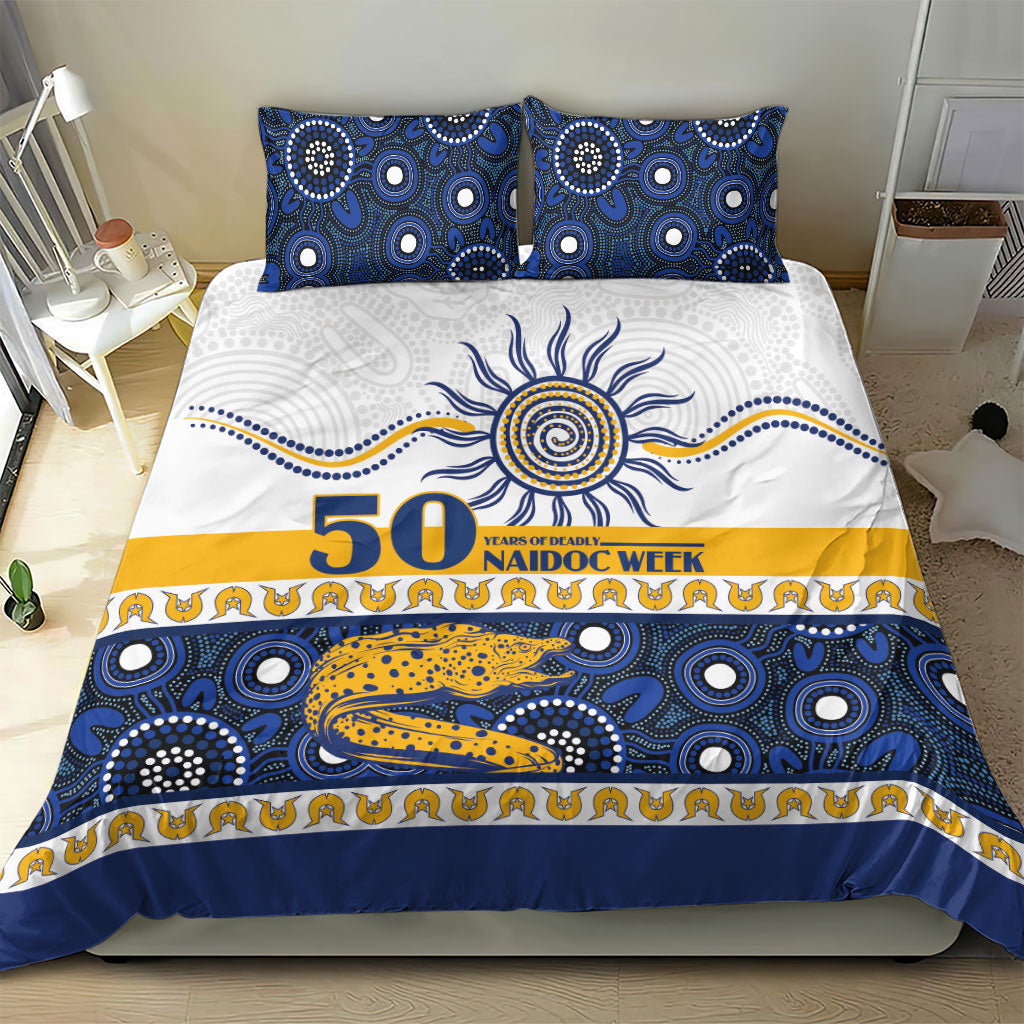 Eels NAIDOC Week Bedding Set Aboriginal Torres Strait Islanders Vibe