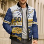 Eels NAIDOC Week Personalised Bomber Puffer Jacket Aboriginal Torres Strait Islanders Vibe