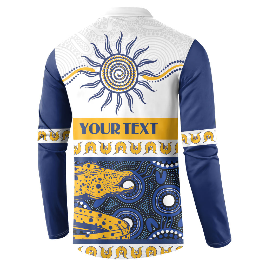 Eels NAIDOC Week Personalised Button Sweatshirt Aboriginal Torres Strait Islanders Vibe