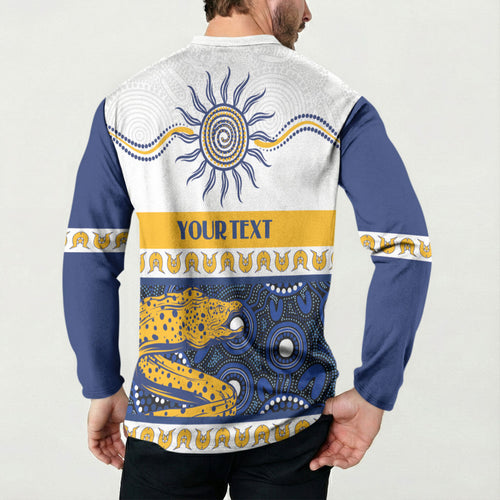 Eels NAIDOC Week Personalised Button Sweatshirt Aboriginal Torres Strait Islanders Vibe