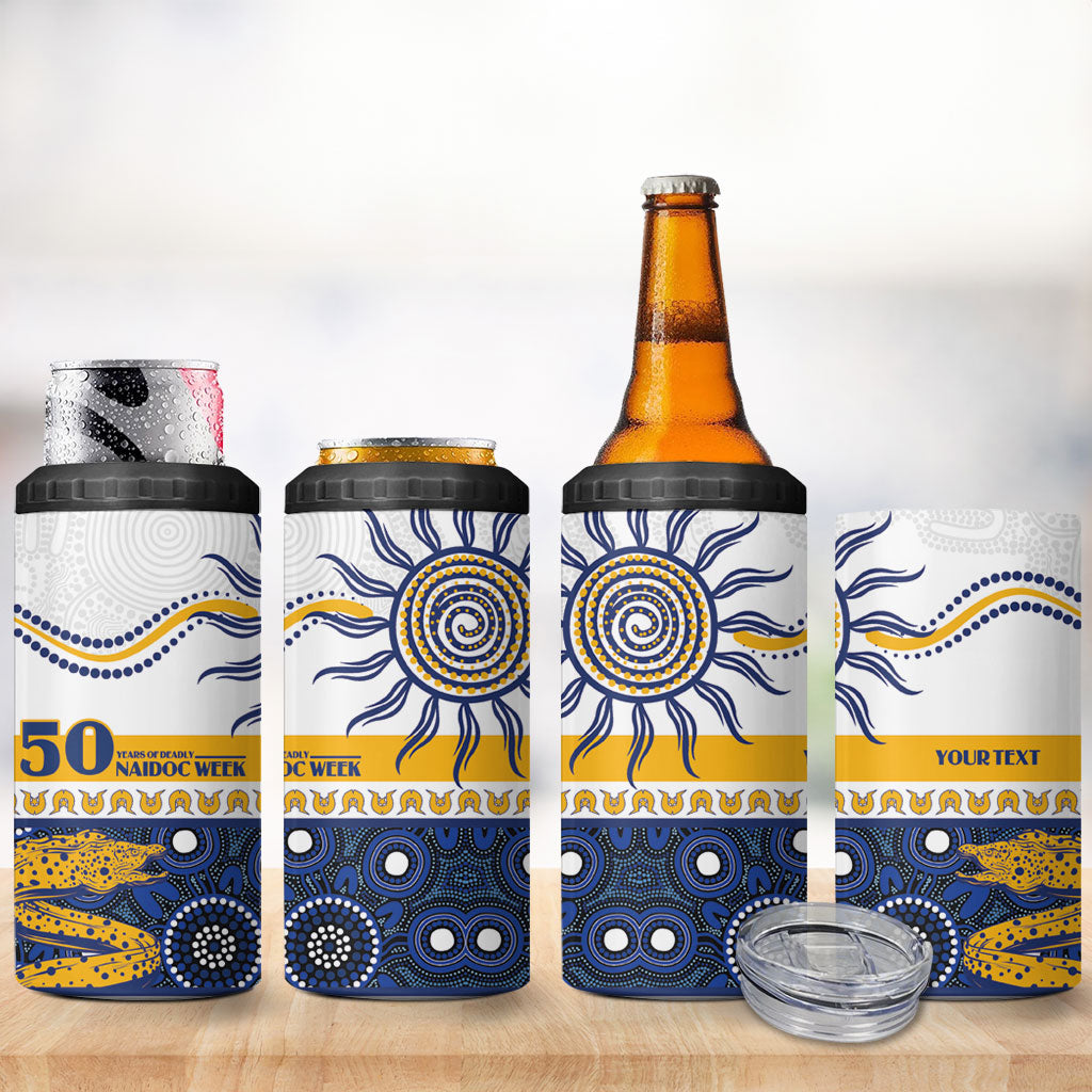 Eels NAIDOC Week Personalised 4 in 1 Can Cooler Tumbler Aboriginal Torres Strait Islanders Vibe
