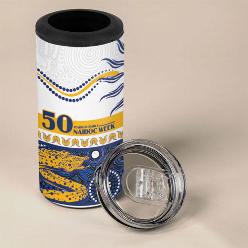 Eels NAIDOC Week Personalised 4 in 1 Can Cooler Tumbler Aboriginal Torres Strait Islanders Vibe