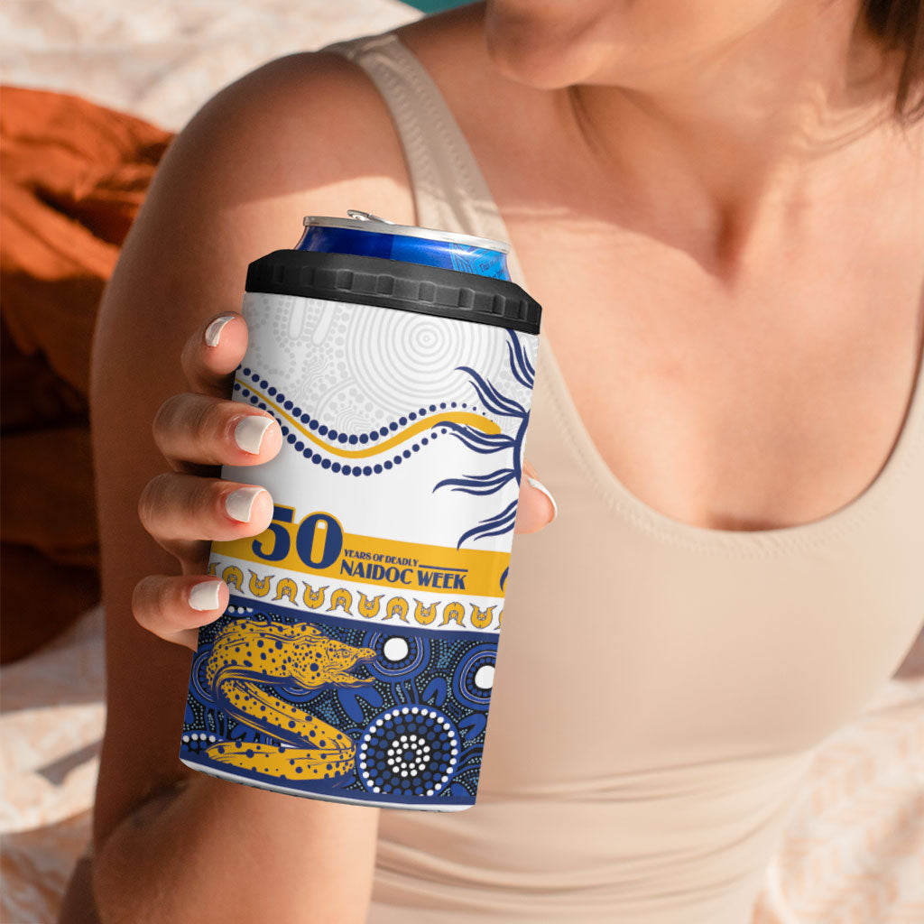 Eels NAIDOC Week Personalised 4 in 1 Can Cooler Tumbler Aboriginal Torres Strait Islanders Vibe