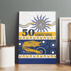 Eels NAIDOC Week Canvas Wall Art Aboriginal Torres Strait Islanders Vibe