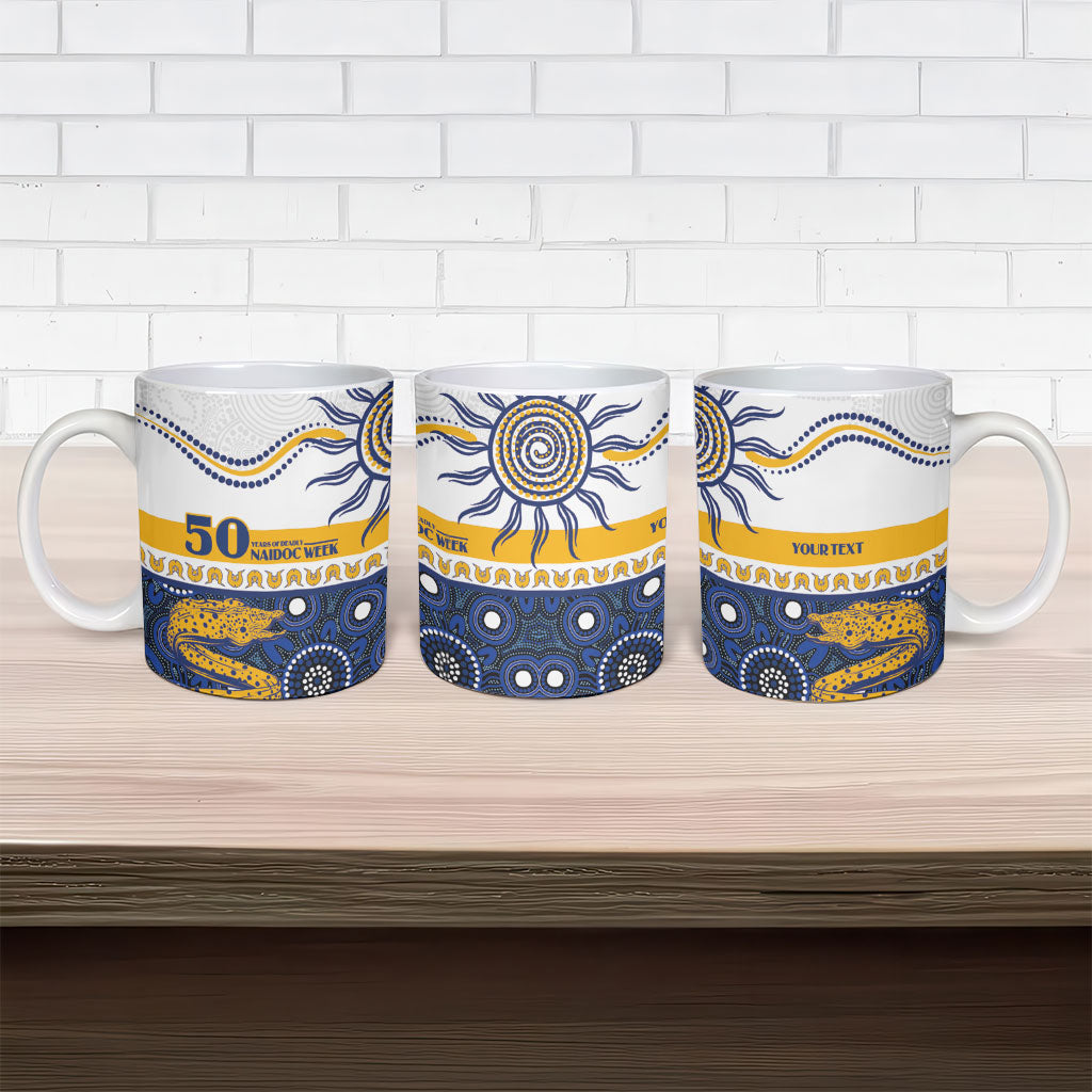 Eels NAIDOC Week Personalised Ceramic Mug Aboriginal Torres Strait Islanders Vibe