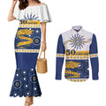 Eels NAIDOC Week Personalised Couples Matching Mermaid Dress and Long Sleeve Button Shirt Aboriginal Torres Strait Islanders Vibe