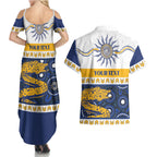 Eels NAIDOC Week Personalised Couples Matching Summer Maxi Dress and Hawaiian Shirt Aboriginal Torres Strait Islanders Vibe