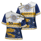 Eels NAIDOC Week Personalised Cross Shoulder Shirt Aboriginal Torres Strait Islanders Vibe