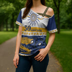 Eels NAIDOC Week Personalised Cross Shoulder Shirt Aboriginal Torres Strait Islanders Vibe