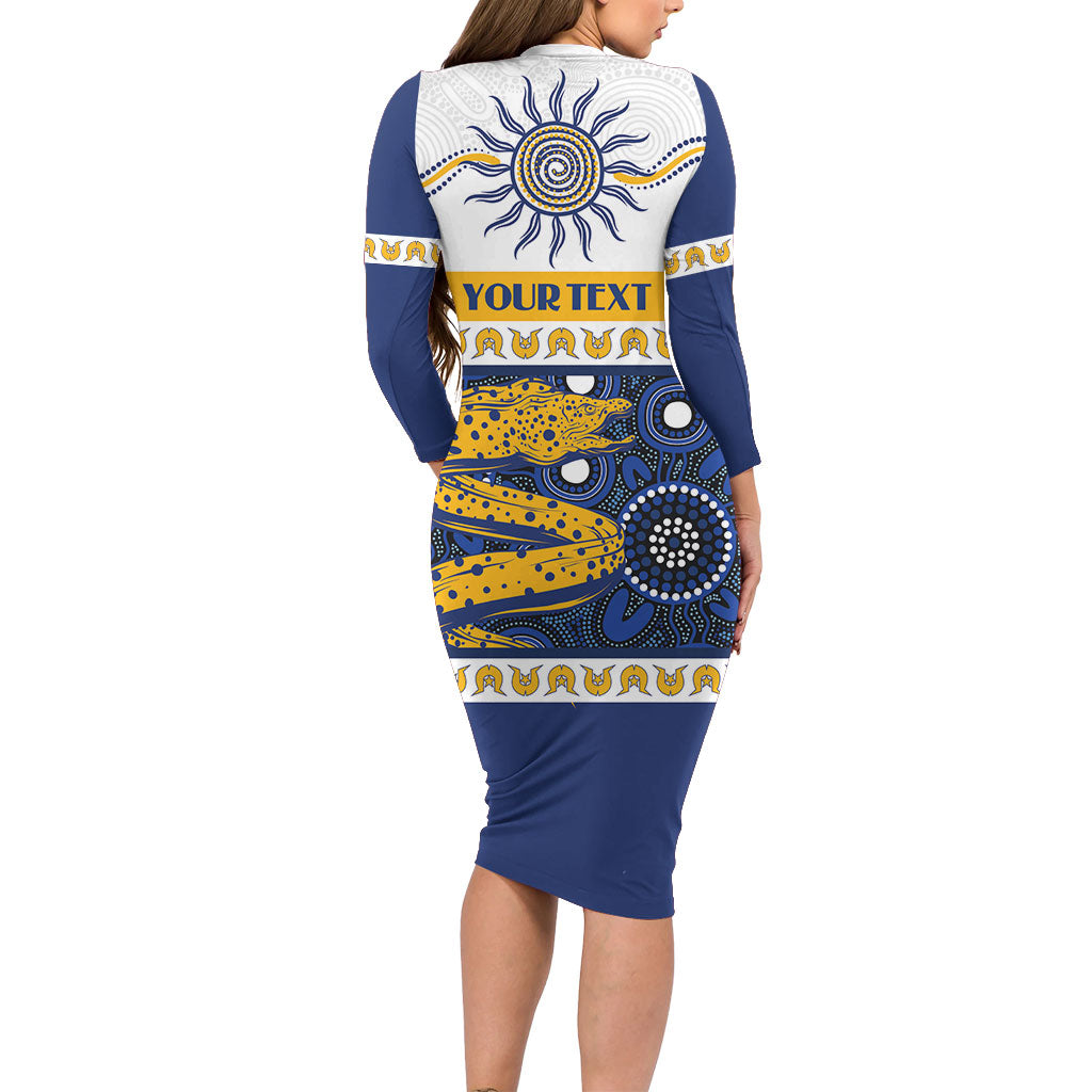 Eels NAIDOC Week Personalised Family Matching Long Sleeve Bodycon Dress and Hawaiian Shirt Aboriginal Torres Strait Islanders Vibe